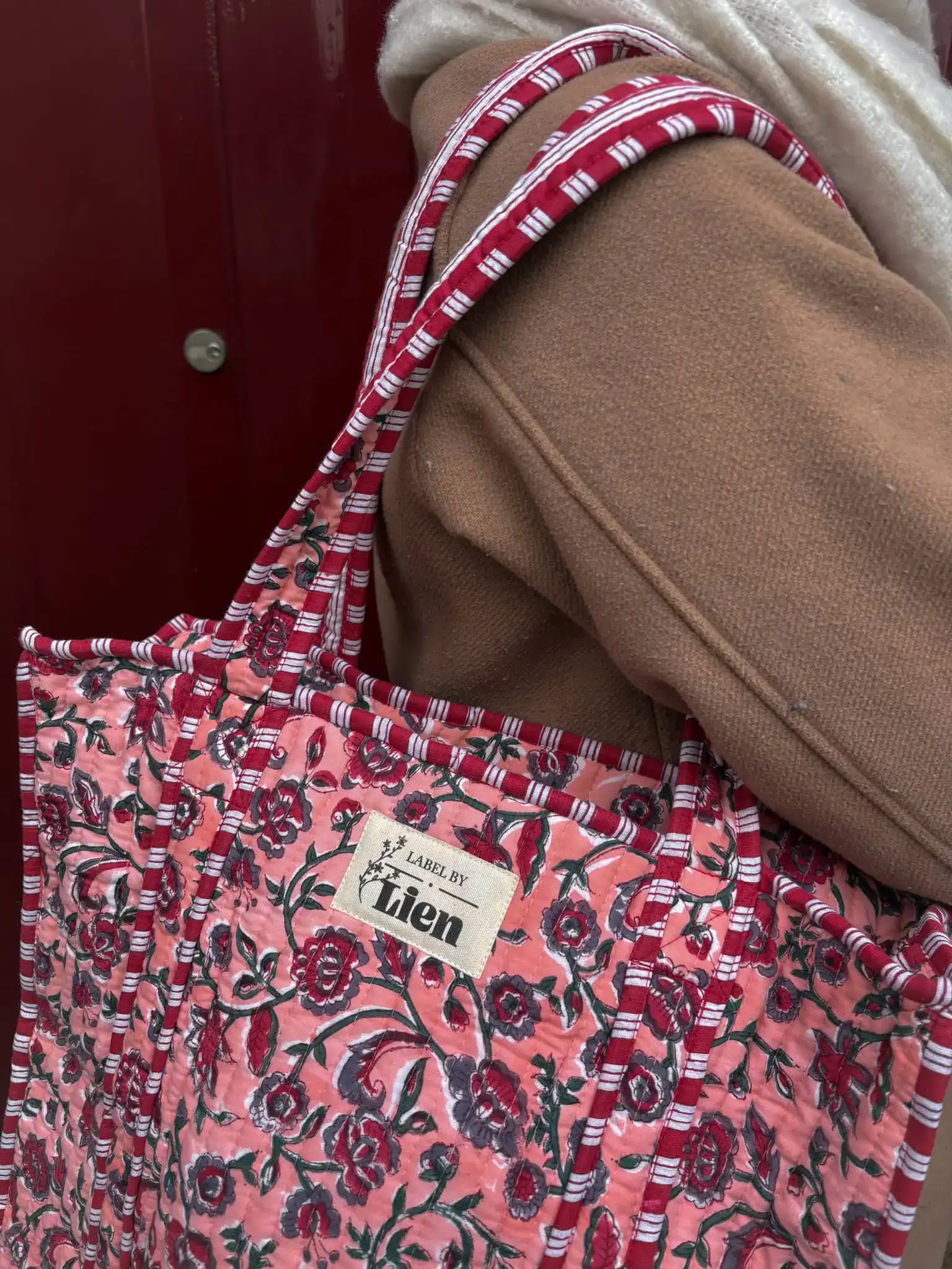 Licht roze tote bag - 2