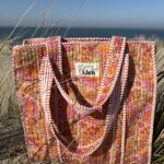 Tote bag oranje ideaal als kleurrijke strandtas
