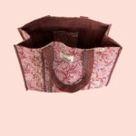 Strandtas Roze Rood – Kleurrijke Bloemenprint Strandtas 2