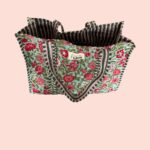 Strandtas Groen – Kleurrijke Bloemenprint Strandtas 2