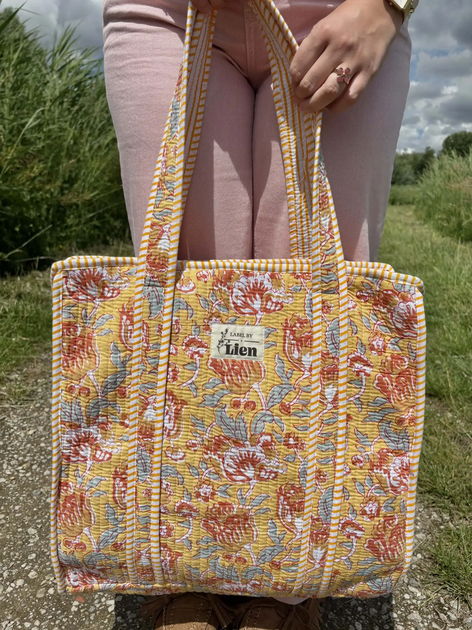 tote bag geel 1 2